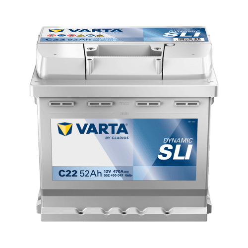Batería de coche Varta C22 52Ah 470A
