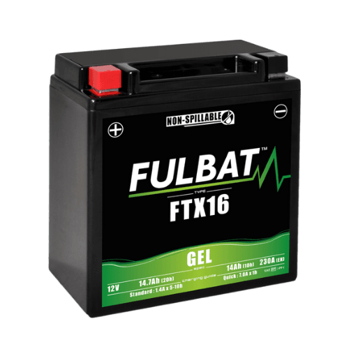 Batería Fulbat YTX16 GEL (YTX16 / YTX20A)