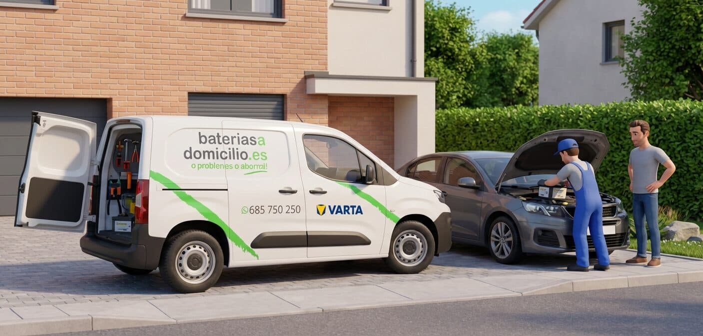 Servicio de baterías a domicilio